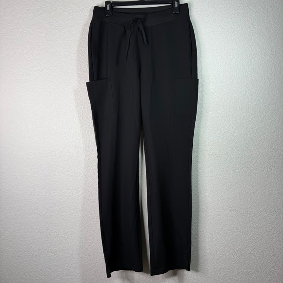 Mandala Equa-Tek Black Drawstring Waist Cargo Pants Womens Size Small - Picture 1 of 7